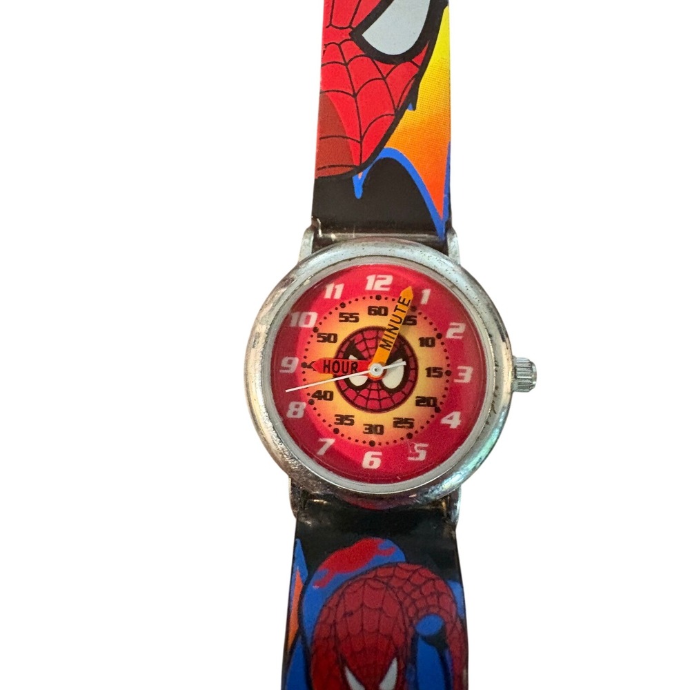 Marvel Spider-Man Kids Watch Red Yellow SPM082K Japan Movement 2010 MZB